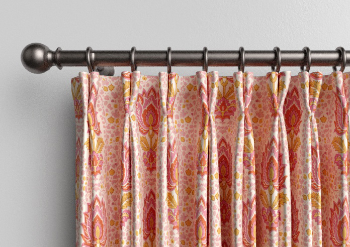 Petal & Block Lotus Blossom, Sunset - Made to Measure Curtains - Image 10